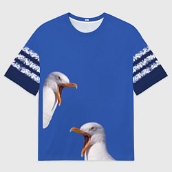 Футболка оверсайз мужская Не ори на меня, цвет: 3D-принт