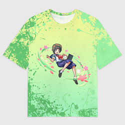 Футболка оверсайз мужская Кадзари Уихару - Некий научный Рейлган, цвет: 3D-принт