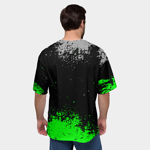 Мужская футболка оверсайз Green day - hits / 3D-принт – фото 4