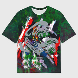 Футболка оверсайз мужская Mixed Up - The Cure, цвет: 3D-принт