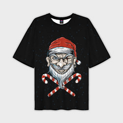 Мужская футболка оверсайз Santa Pirate