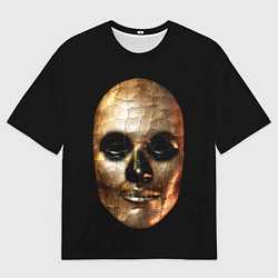 Футболка оверсайз мужская Золотая маска Хэллоуин, цвет: 3D-принт