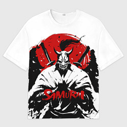 Футболка оверсайз мужская Самурай В Доспехах, цвет: 3D-принт
