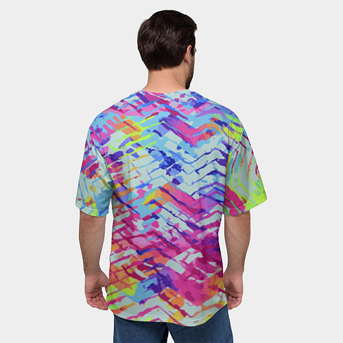 Мужская футболка оверсайз Барт Симпсон в тёмных очках считает бабло / 3D-принт – фото 4