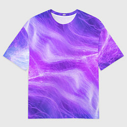 Мужская футболка оверсайз Розовый неон