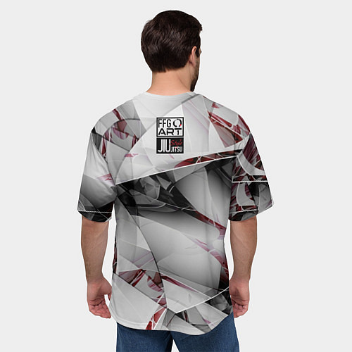 Мужская футболка оверсайз Grappling M1 / 3D-принт – фото 4