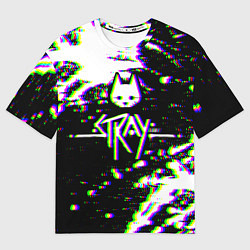 Футболка оверсайз мужская Stray glitch, цвет: 3D-принт
