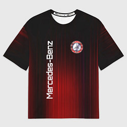 Футболка оверсайз мужская Mercedes-Benz art, цвет: 3D-принт