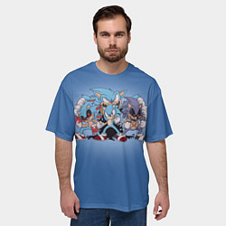 Футболка оверсайз мужская Sonic EXE, цвет: 3D-принт — фото 2