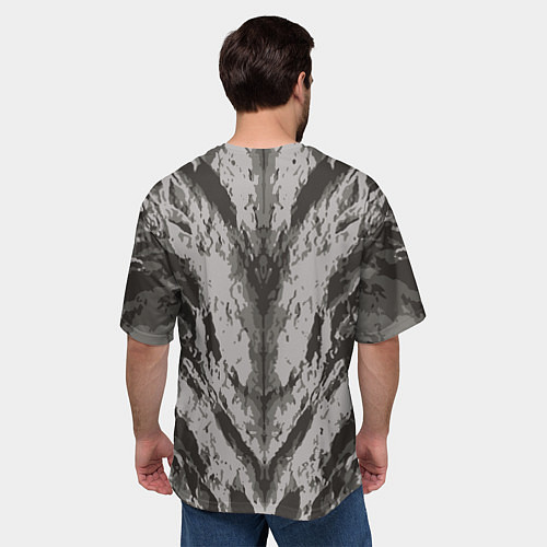 Мужская футболка оверсайз Asgards rock / 3D-принт – фото 4