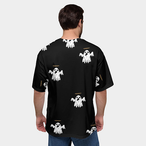 Мужская футболка оверсайз Born to die / 3D-принт – фото 4