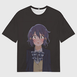 Мужская футболка оверсайз Удивлённая Ай - Зомбилэнд Сага Месть