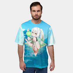 Футболка оверсайз мужская Нахида Кусанали в примогеме, цвет: 3D-принт — фото 2