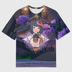 Мужская футболка оверсайз Сара в примогеме