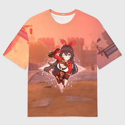 Мужская футболка оверсайз Эмбер в примогеме