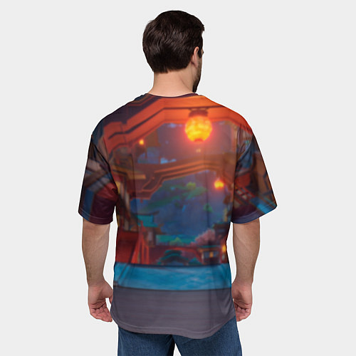 Мужская футболка оверсайз Юнь Цзинь в примогеме / 3D-принт – фото 4