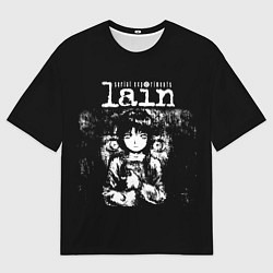 Футболка оверсайз мужская Serial Experiments Lain, цвет: 3D-принт