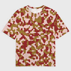 Футболка оверсайз мужская Камуфляж German Desert, цвет: 3D-принт