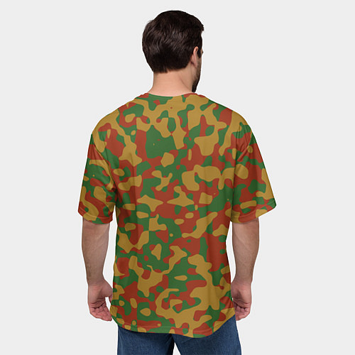 Мужская футболка оверсайз Камуфляж WW2 German / 3D-принт – фото 4