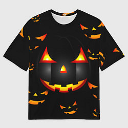 Футболка оверсайз мужская Забавная рожица, цвет: 3D-принт