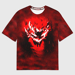 Футболка оверсайз мужская SHADOW FIEND PHONK ZXC, цвет: 3D-принт