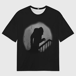 Футболка оверсайз мужская Тень Носферату, цвет: 3D-принт