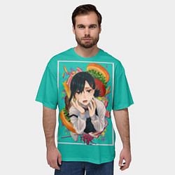 Футболка оверсайз мужская Кобени, цвет: 3D-принт — фото 2