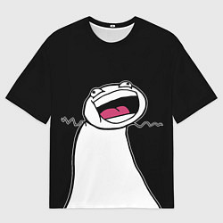 Мужская футболка оверсайз Йолло - Мемные стикеры