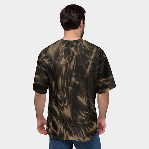 Мужская футболка оверсайз DOS DOOM - Baron of hell / 3D-принт – фото 4