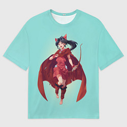 Футболка оверсайз мужская Улыбка Морохи - Hanyou no Yashahime, цвет: 3D-принт