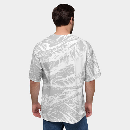 Мужская футболка оверсайз Пауэр - Человек-бензопила / 3D-принт – фото 4