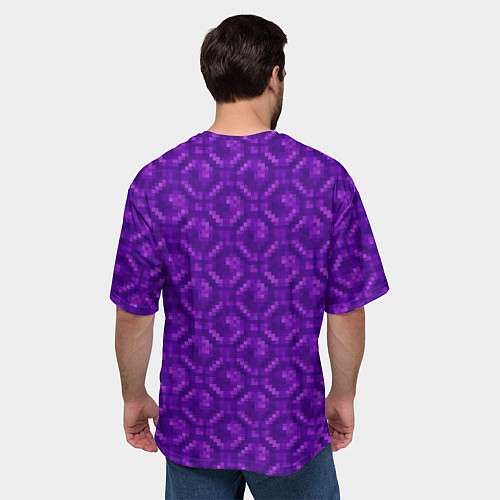 Мужская футболка оверсайз Портал в незер / 3D-принт – фото 4