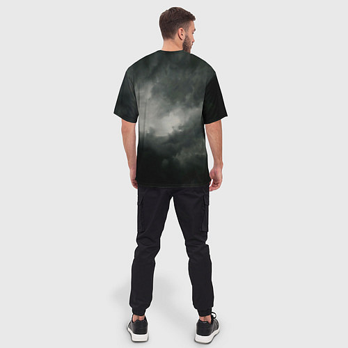 Мужская футболка оверсайз Exhale - Thousand Foot Krutch / 3D-принт – фото 4