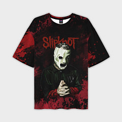 Мужская футболка оверсайз Slipknot dark art