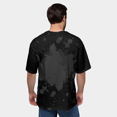 Мужская футболка оверсайз I am not perfect, but I am honest / 3D-принт – фото 4