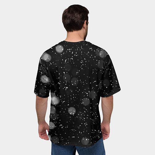 Мужская футболка оверсайз Год кролика 2023 / 3D-принт – фото 4