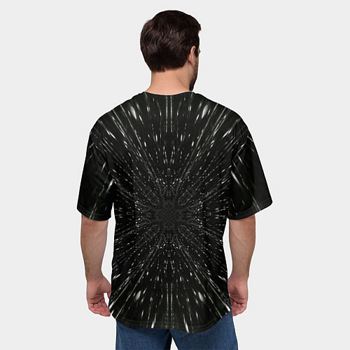 Мужская футболка оверсайз Эмблема Инфинити, автомобильная тема / 3D-принт – фото 4