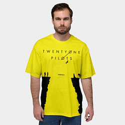 Футболка оверсайз мужская Trench Twenty One Pilots, цвет: 3D-принт — фото 2