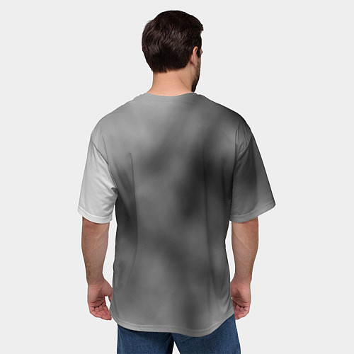 Мужская футболка оверсайз Пауэр Chainsaw / 3D-принт – фото 4