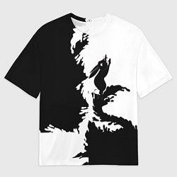 Мужская футболка оверсайз Символ 2023 года зайка