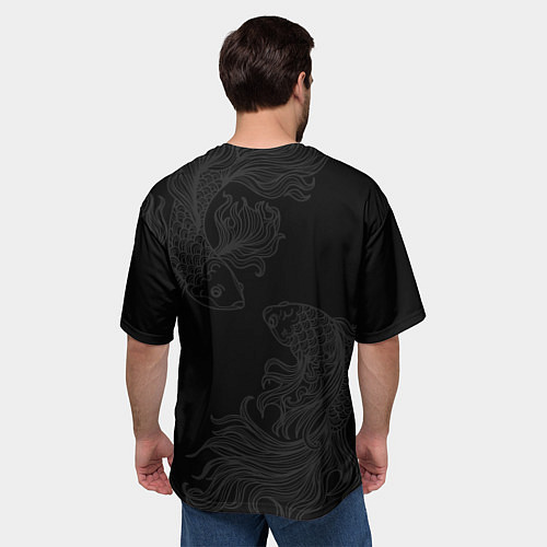 Мужская футболка оверсайз Моя геройская академия: Даби / 3D-принт – фото 4