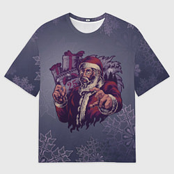 Мужская футболка оверсайз Сборы к Новому году