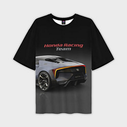 Мужская футболка оверсайз Honda Racing Team - Japan
