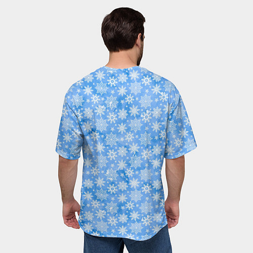 Мужская футболка оверсайз Мама зайка / 3D-принт – фото 4