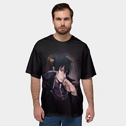 Футболка оверсайз мужская The Devil Is a Part-Timer, цвет: 3D-принт — фото 2