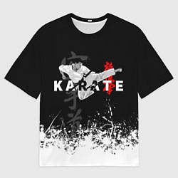 Футболка оверсайз мужская Каратист боец, цвет: 3D-принт