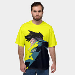 Футболка оверсайз мужская Дэвид Мартинес - эджраннер, цвет: 3D-принт — фото 2