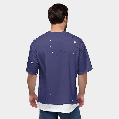 Мужская футболка оверсайз Гомер Симпсон застрял в трубе / 3D-принт – фото 4