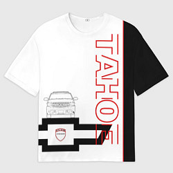Футболка оверсайз мужская Tahoe club chevrolet, цвет: 3D-принт