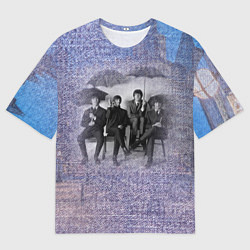 Мужская футболка оверсайз The Beatles - Liverpool - England
